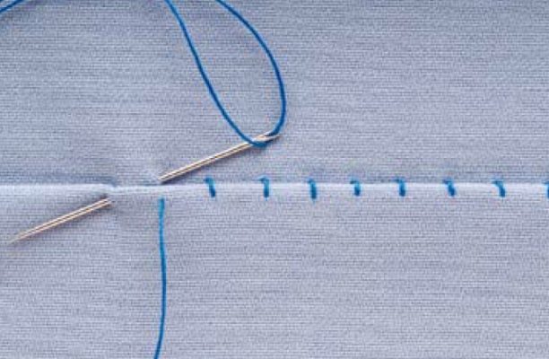 đường may đính