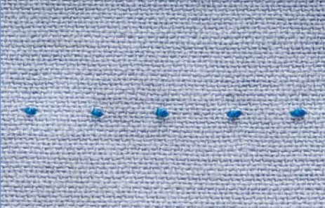 mũi khâu chấm dấu