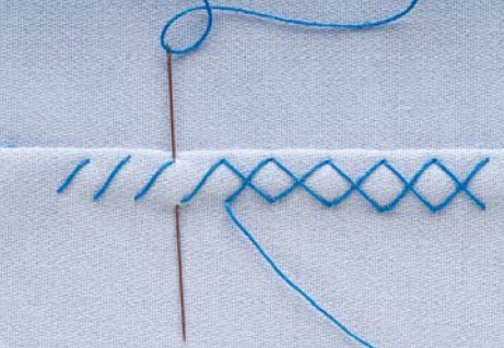 mũi khâu chéo nhau