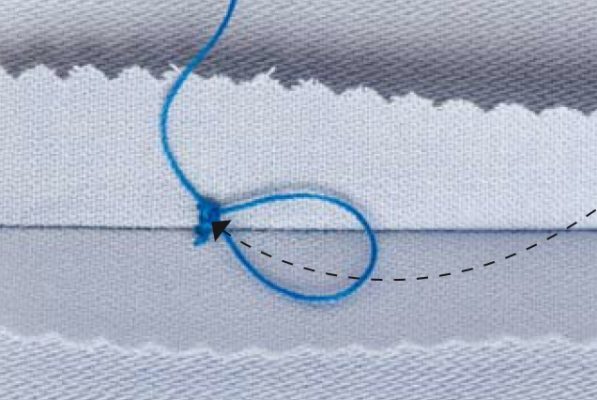 mũi khâu móc xích