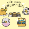 Mẫu thêu gudetama 2